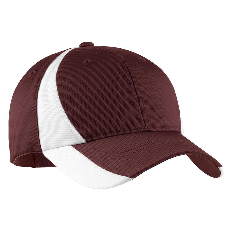 Maroon/White