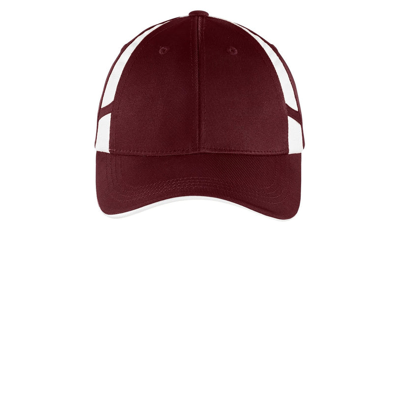 Maroon/White