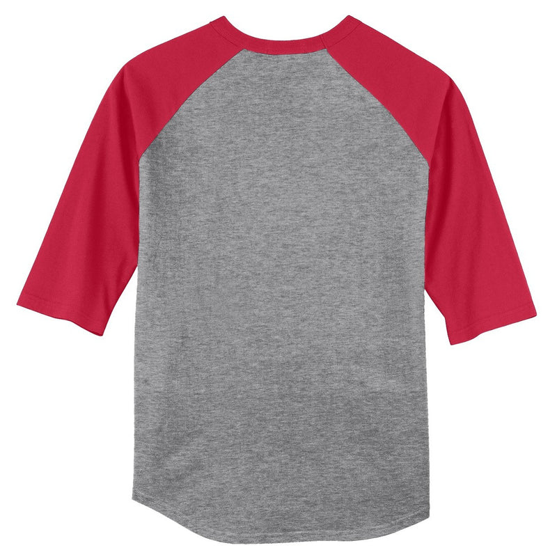 Heather Grey/Red