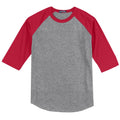 Heather Grey/Red