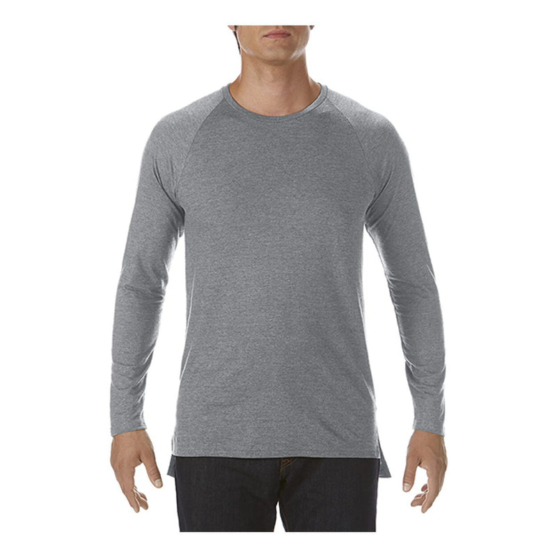 Gildan Adult Lightweight Long & Lean Long Sleeve Raglan T-Shirt