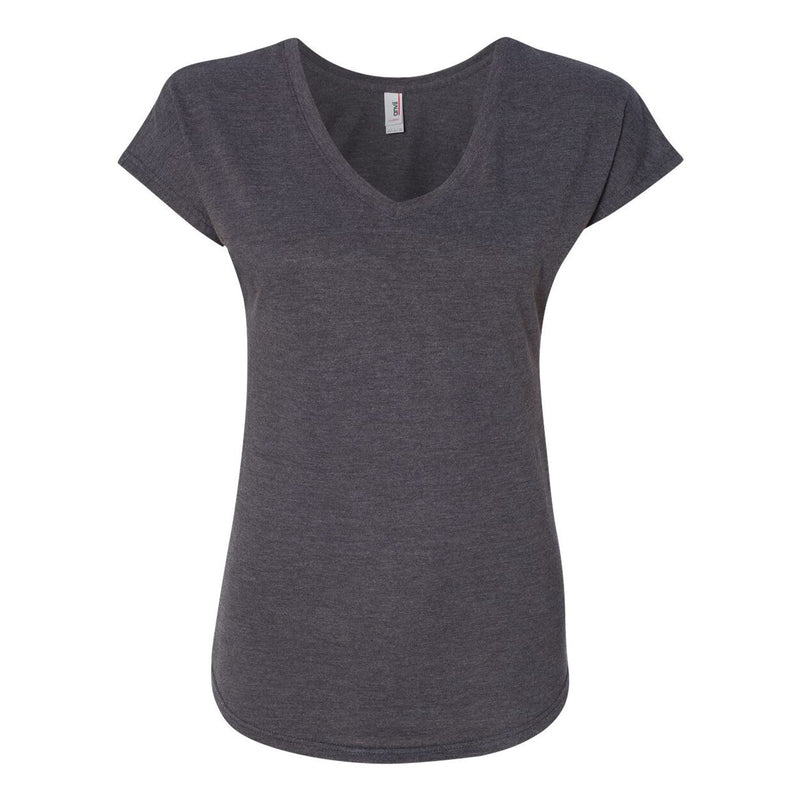 Gildan Womens Tri-Blend V-Neck T-Shirt