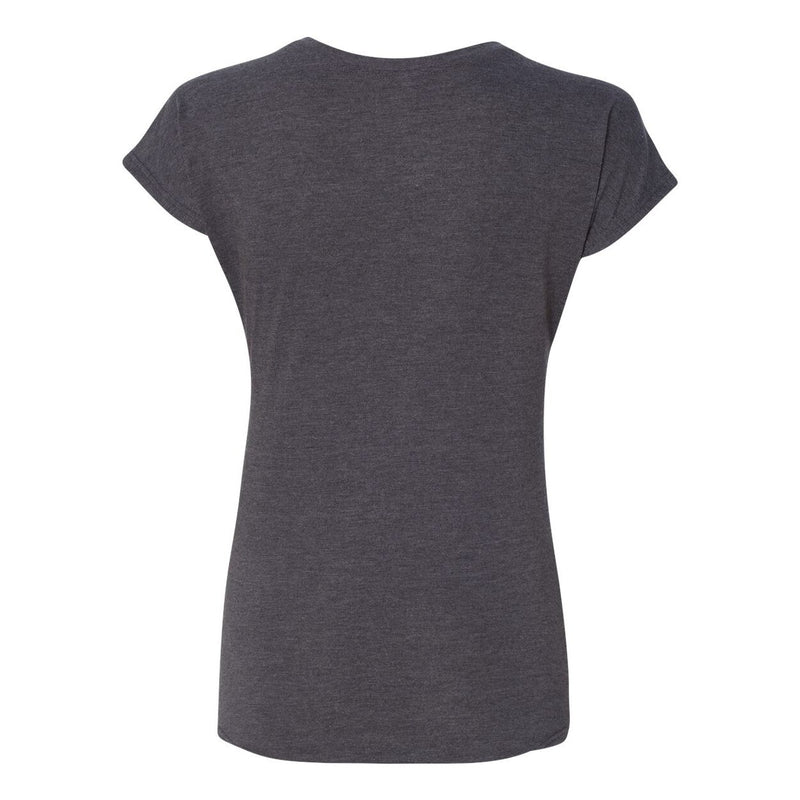 Gildan Womens Tri-Blend V-Neck T-Shirt
