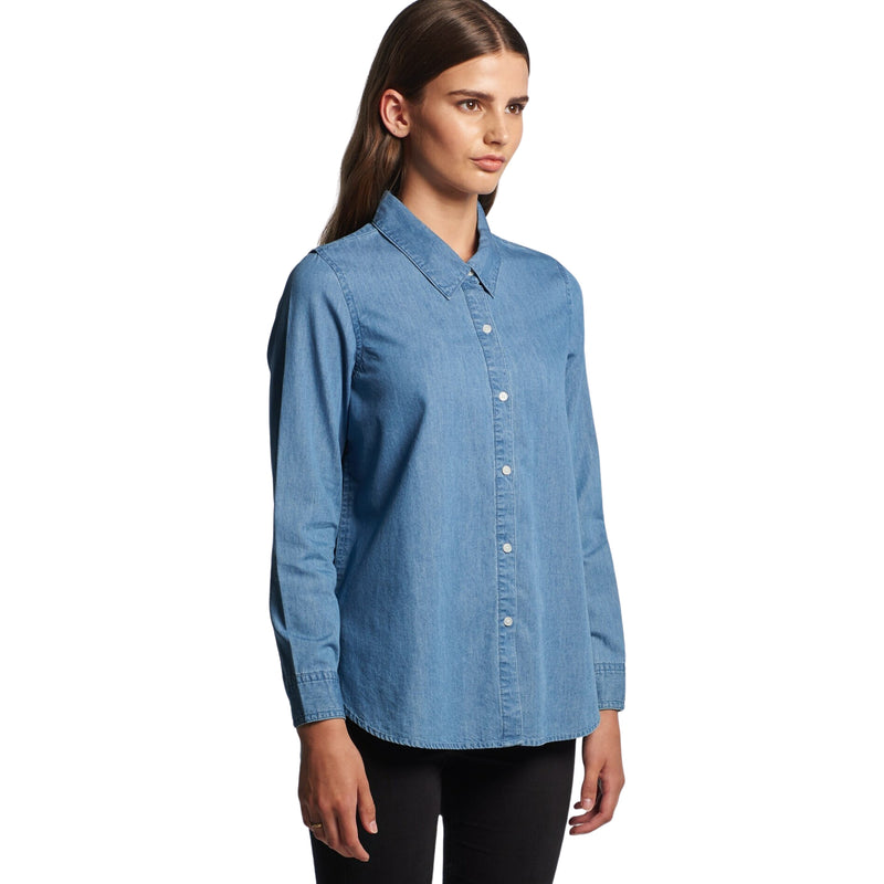 AS Colour Women's Blue Denim Shirt