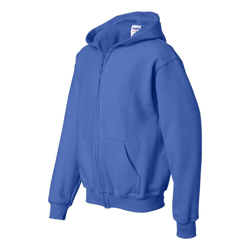 Gildan Heavy Blend Youth Full Zip Hooded Sweatshirt