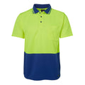 JB's Wear Adults and Kids Hi Vis Non Cuff Traditional Polo