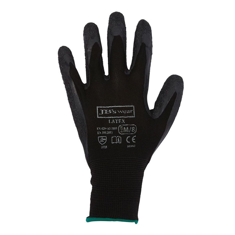 JB's Wear Black Latex Glove (12 pack)