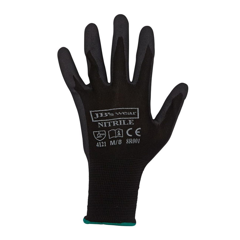 JB's Wear Black Nitrile Breathable Glove (12 pack)