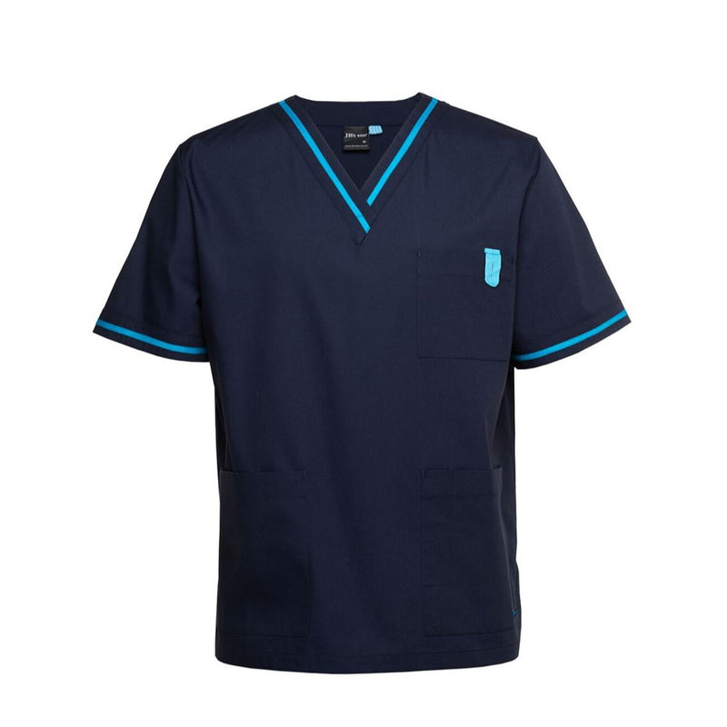 JB's Wear Contrast Scrubs Top