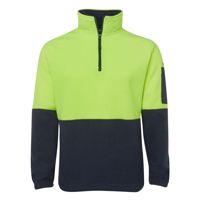 JB's Wear Hi Vis 1/2 Zip Polar Fleece