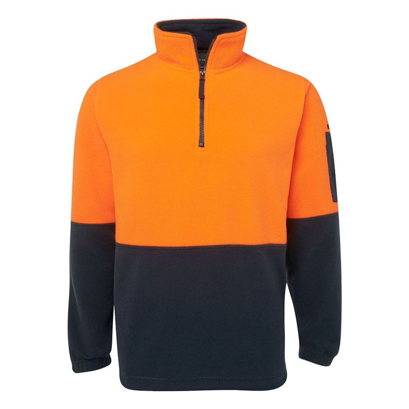 JB's Wear Hi Vis 1/2 Zip Polar Fleece