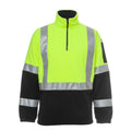 JB's Wear Hi Vis (D+N) H Pattern Biomotion 1/2 Zip Polar Fleece