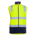 JB's Wear Hi Vis D+N Water Resistant Softshell Vest