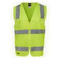 JB's Wear Hi Vis (D+N) Zip Safety Vest
