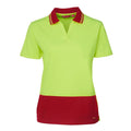 JB's Wear Hi Vis Ladies S/S Non Button Polo