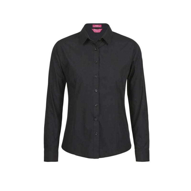 JB's Wear Ladies Classic L/S Poplin Shirt