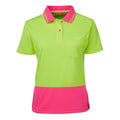 JB's Wear Ladies Hi Vis S/S Comfort Polo