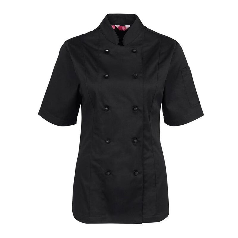 JB's Wear Ladies S/S Chef's Jacket